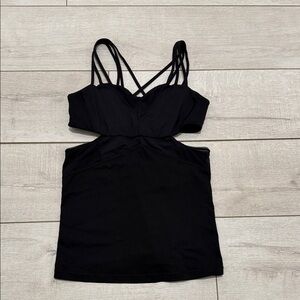 Lululemon Athletica Black Strappy Top